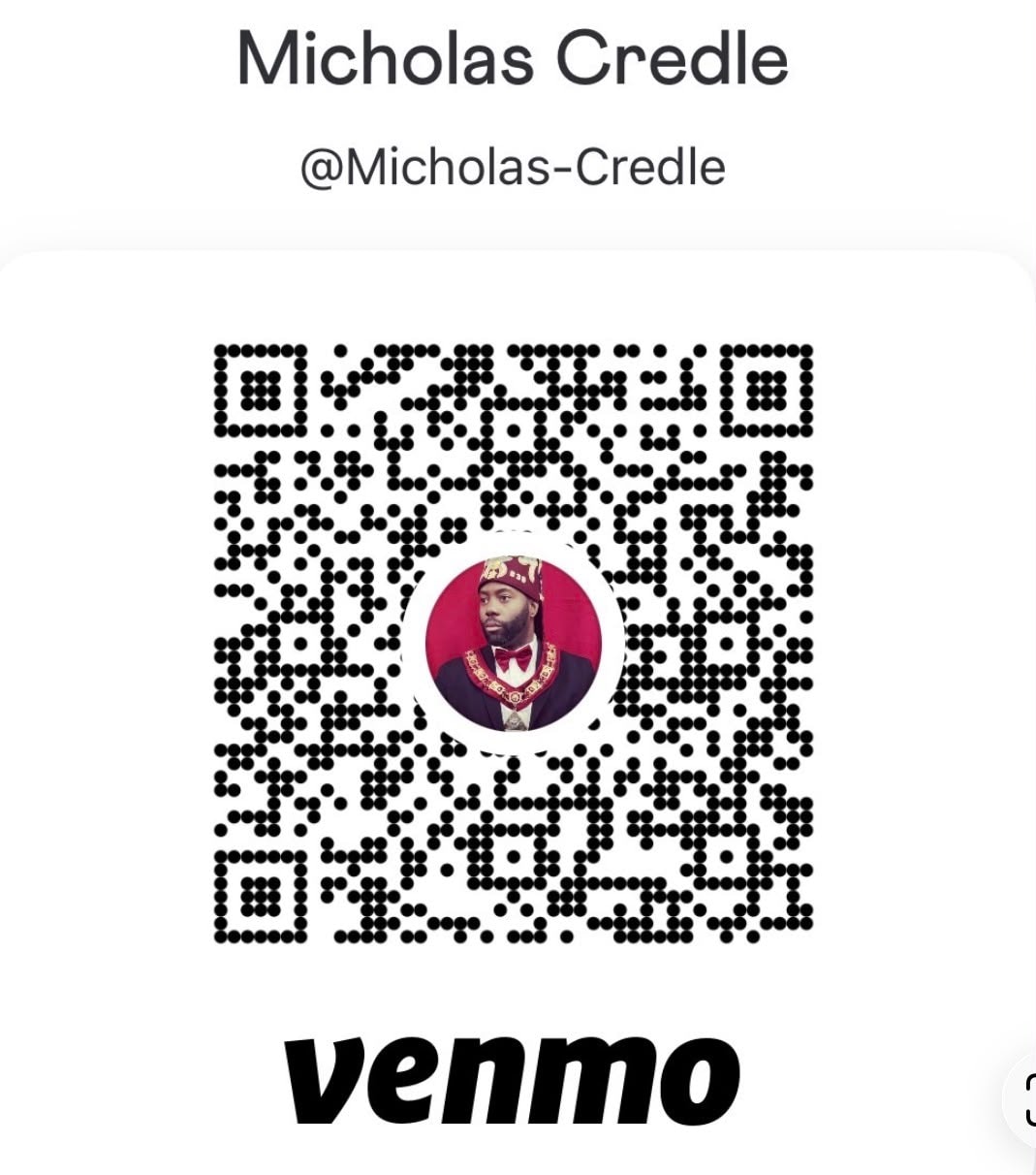 Venmo QR code for @Micholas-Credle